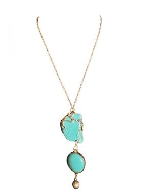 Hand Crafted Turquoise with Gold